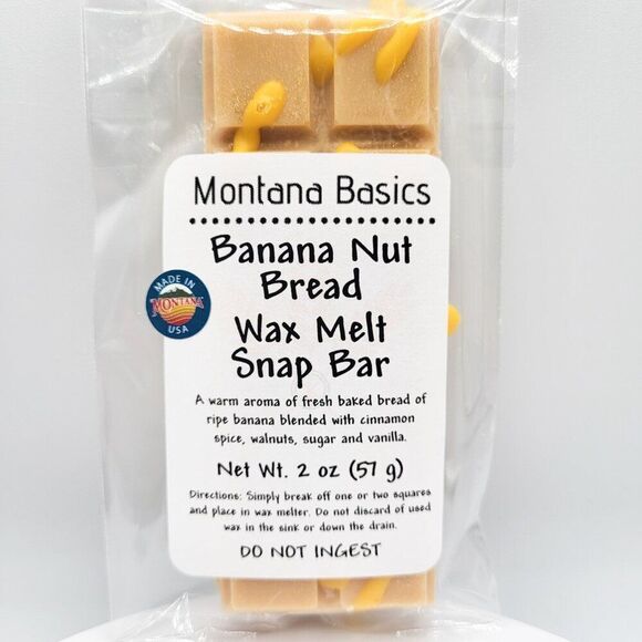 Hand Crafted Other - Banana Nut Bread - Wax Melt Snap Bar